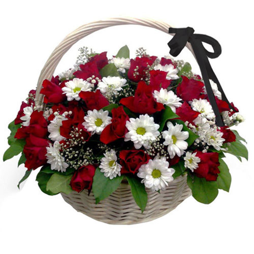 корзина квітів на похорон в Одесі