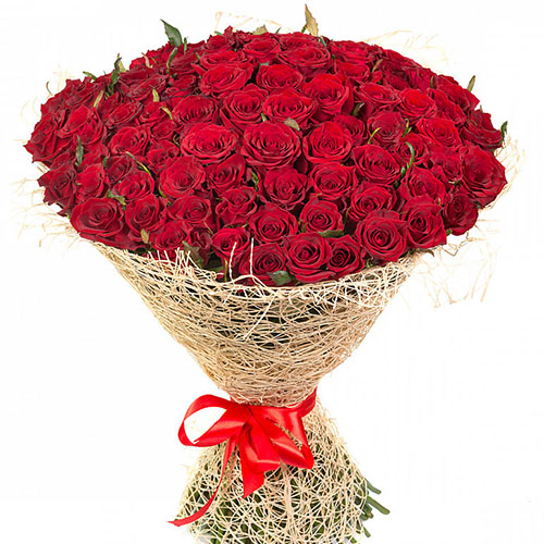 фото товара 101 червона троянда | «Букетик Одеса»
