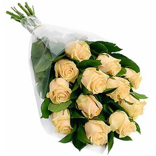 Фото товара 11 кремовых роз в Одессе