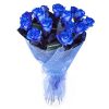 Фото товара 17 синих роз (крашеных) в Одессе