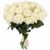 Фото товара 21 белая роза в Одессе