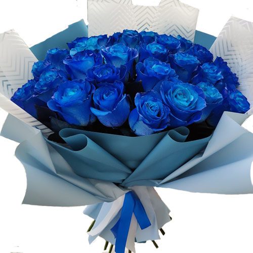 Фото товара 33 синие розы в Одессе