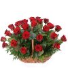 Фото товара 35 красных роз в корзине в Одессе