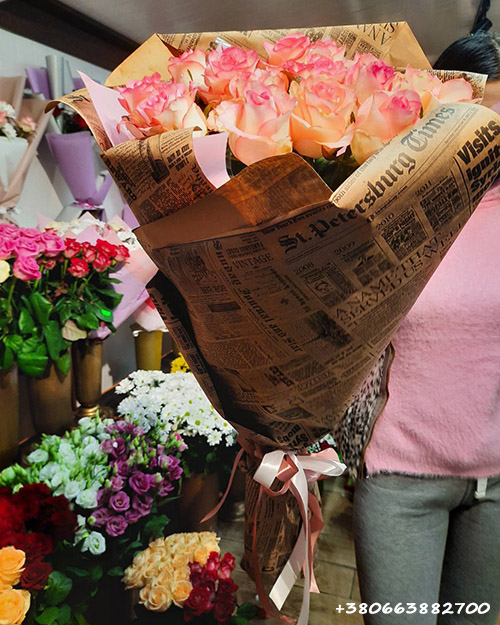 букет роз Джумилия в Одессе фото