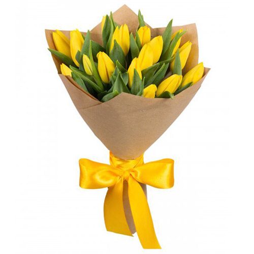 Фото товара 15 жёлтых тюльпанов в Одессе