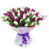 Фото товара 75 фиолетово-жёлтых тюльпанов в Одессе