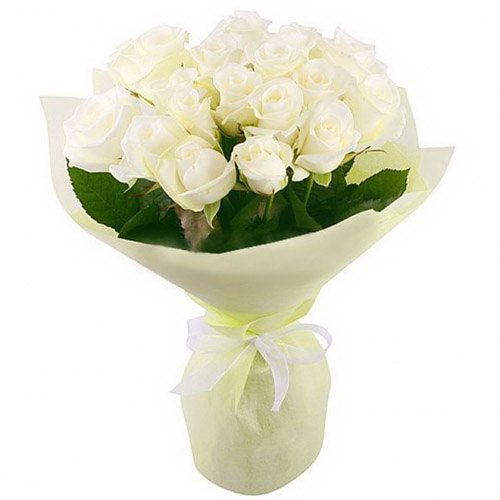 Фото товара 19 белых роз в Одессе