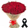 Фото товара Корзина красных и белых роз в Одессе