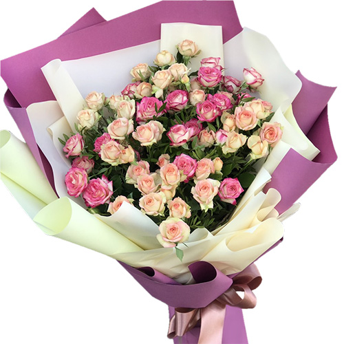 Фото товара 15 кустовых роз в Одессе