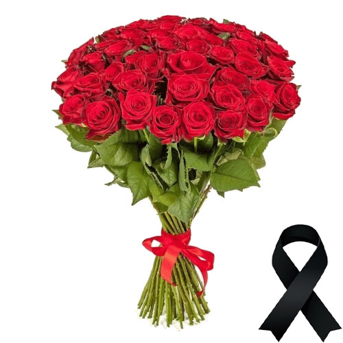 Фото товара 50 красных роз в Одессе