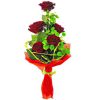 Фото товара 15 красных роз в крафт в Одессе
