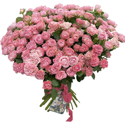 Фото товара 33 кустовые пионовидные розы в Одессе