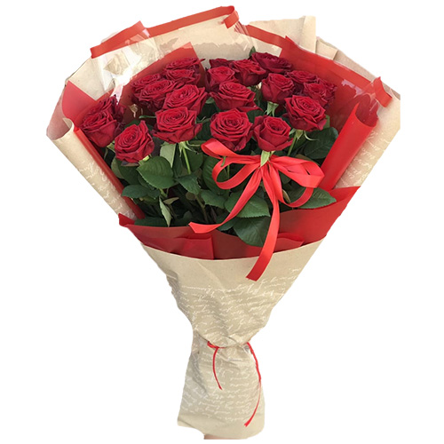 Фото товара Букет роз 21 красная в Одессе