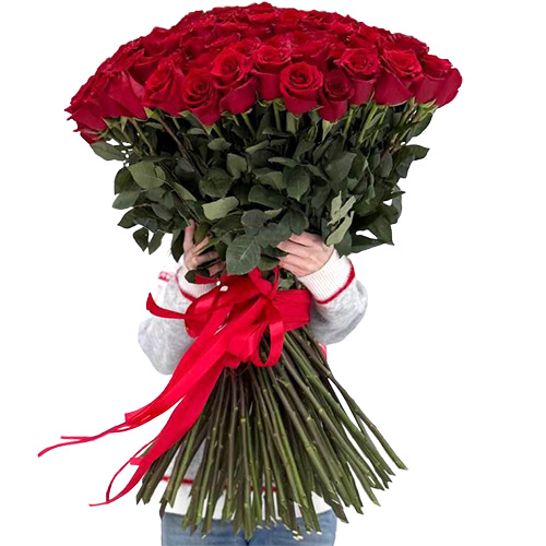 Фото товара 101 троянда "Фрідом" метрова в Одессе